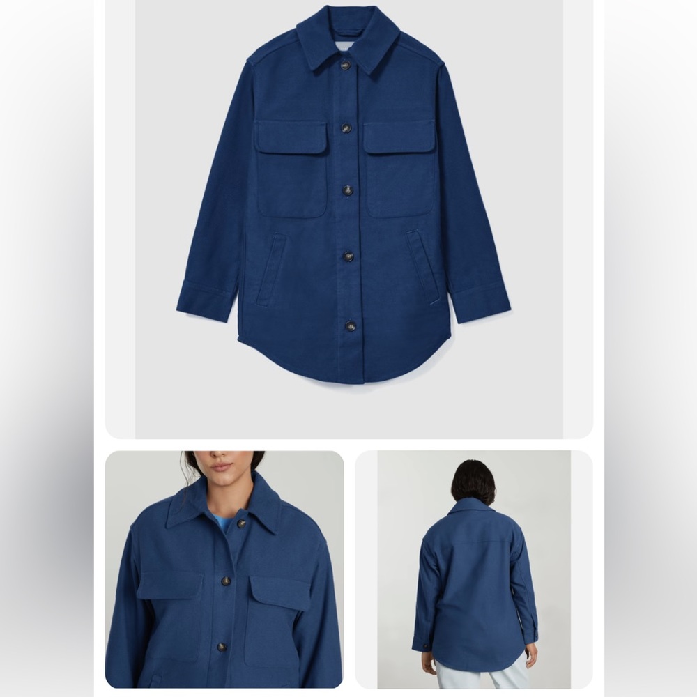 NWT Everlane oversized shirt jacket